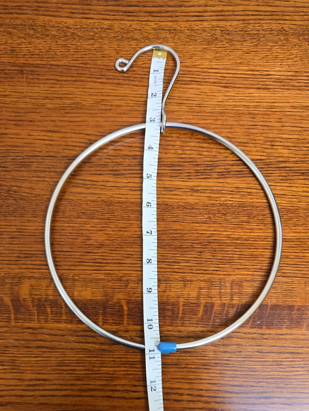 Silver Metal Belt/Scarf Ring or Accessory Hanger with Non-Snag Opening
